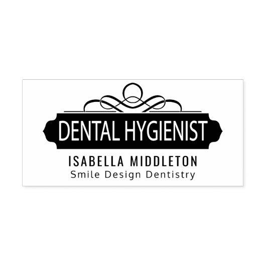 tandheelkundige apotheker rubberstempel (Afrduk)