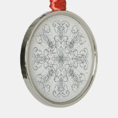 Tandheelkundige apotheker - Taakloopbaan Snowflake Metalen Ornament (Rechts)