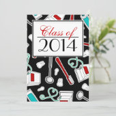 Tandheelkundige apotheker/tandheelkundig Afstudere Kaart (Staand voorkant)