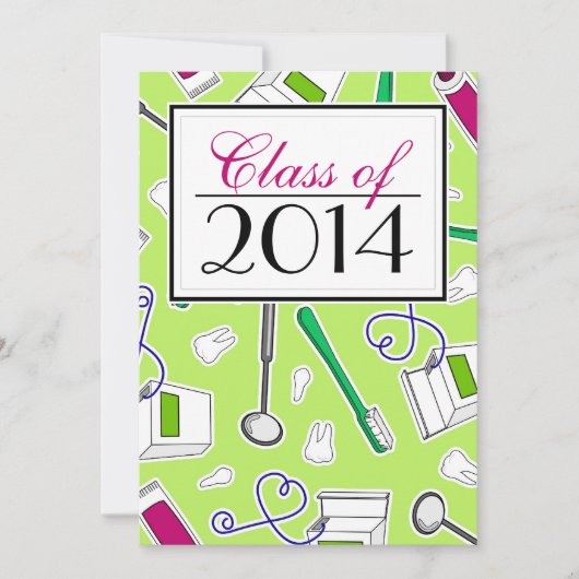 Tandheelkundige apotheker / Tandheelkundige Afstud Kaart (Voorkant)