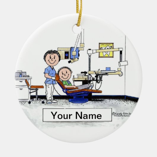 tandheelkundige apotheker - Vrouw Keramisch Ornament (Voorkant)