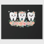 Tandheelkundige assistent cadeaupapier (Vlak)