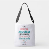 TANDHEELKUNDIGE ASSISTENT Grappig De hele tand Crossbody Tas (Voorkant)