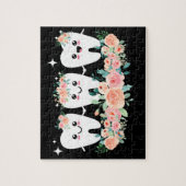 Tandheelkundige assistent mondhygiënist Tooth Jigs Legpuzzel (Verticaal)