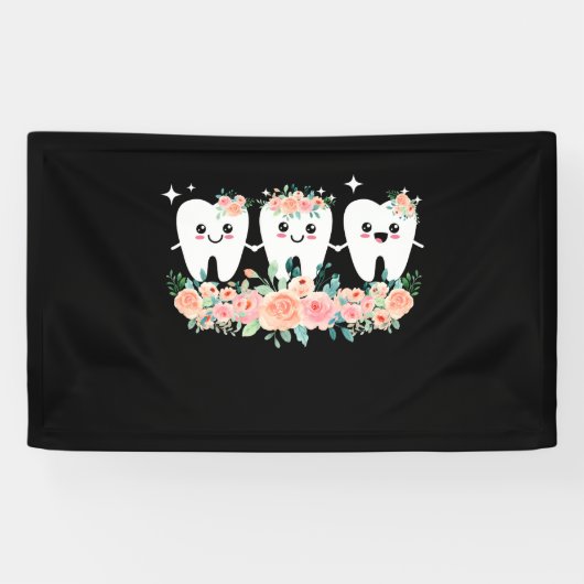 Tandheelkundige assistent spandoek (Horizontaal)