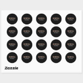 Tandheelkundige assistent tandarts ronde sticker (Vel)