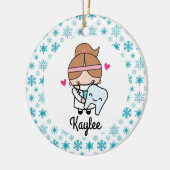 tandheelkundige assistent tandheelkundig assistent keramisch ornament (Links)