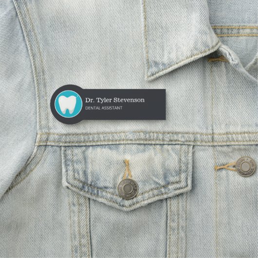 tandheelkundige assistent tandheelkundige Logo Naamplaatje (In situ)