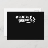 Tandheelkundige assistent-tandheelkundige tandheel briefkaart (Voorkant / Achterkant)