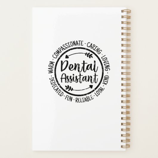 Tandheelkundige assistent tandheelkundige tandheel planner (Achterkant)