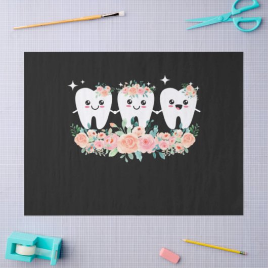 Tandheelkundige assistent tissuepapier (Craft)