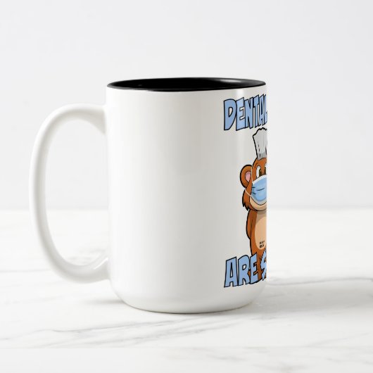 Tandheelkundige assistenten zijn supercool tweekleurige koffiemok (Links)