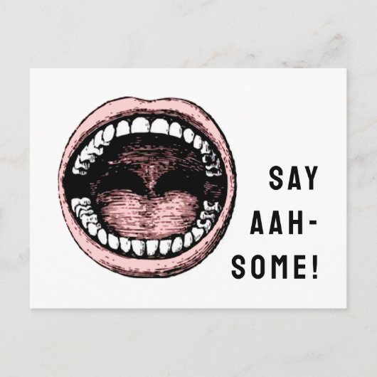 Tandheelkundige benoeming briefkaart (Voorkant)