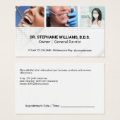 Tandheelkundige bezoek Afbeeldingen | Gezondheidsz Visitekaartje (Voorkant /achterkant)