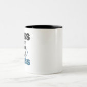 tandheelkundige borst van de Floss Tweekleurige Koffiemok (Center)