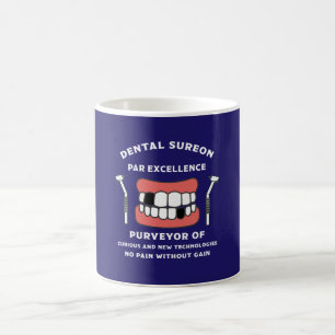 Tandheelkundige chirurg - Dentale kliniek - Funny Koffiemok