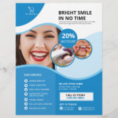 Tandheelkundige dienst Flyer Sjabloon (Voorkant)