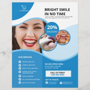 Tandheelkundige dienst Flyer Sjabloon