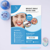 Tandheelkundige dienst Flyer Sjabloon (Enkel)