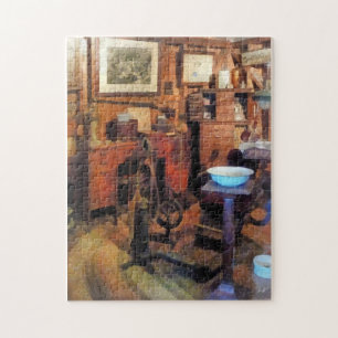 Tandheelkundige dienst met boor legpuzzel