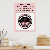 tandheelkundige dienst poster (Keuken)