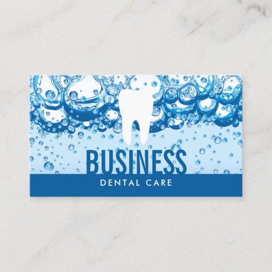 Tandheelkundige en professionele tandheelkundige z visitekaartje (Voorkant)