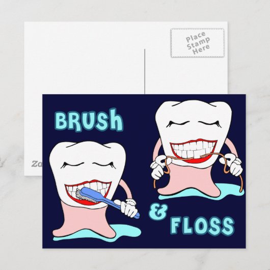 Tandheelkundige en tandheelkundige apotheker briefkaart (Voorkant / Achterkant)