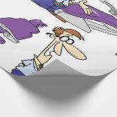 Tandheelkundige en tandheelkundige chirurgie cadeaupapier (Hoek)