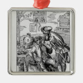 tandheelkundige exploitant metalen ornament (Voorkant)