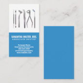 Tandheelkundige Gereedschap Icoon | Tandarts Visitekaartje (Voorkant / Achterkant)