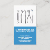 Tandheelkundige Gereedschap Icoon | Tandarts Visitekaartje (Voorkant)