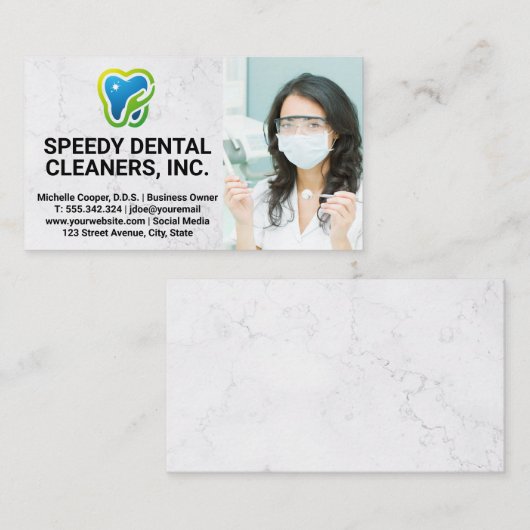 tandheelkundige | Gezondheid Visitekaartje (Voorkant / Achterkant)
