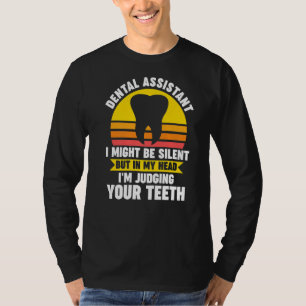 tandheelkundige hulp Ik kan zwijgen, maar in mijn T-shirt