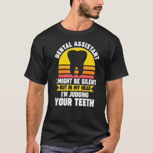 tandheelkundige hulp Ik kan zwijgen, maar in mijn T-shirt