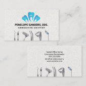 Tandheelkundige hulpmiddelen en tanden Logo Visitekaartje (Voorkant / Achterkant)