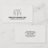 Tandheelkundige hulpmiddelen Logo Visitekaartje (Voorkant / Achterkant)