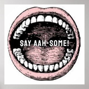 Tandheelkundige Humor Poster