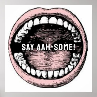 Tandheelkundige Humor Poster