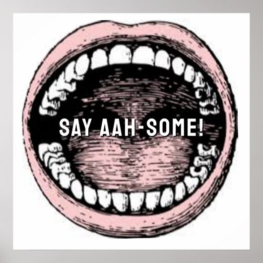 Tandheelkundige Humor Poster (Voorkant)