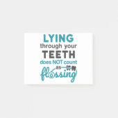 Tandheelkundige hygiëne door middel van tanden post-it® notes (Voorkant)