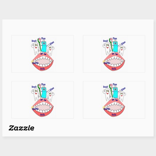 Tandheelkundige Hygiëne Stickers (Vel)