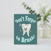 tandheelkundige hygiënist briefkaart (Staand voorkant)