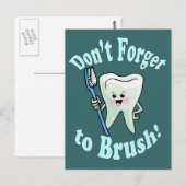 tandheelkundige hygiënist briefkaart (Voorkant / Achterkant)