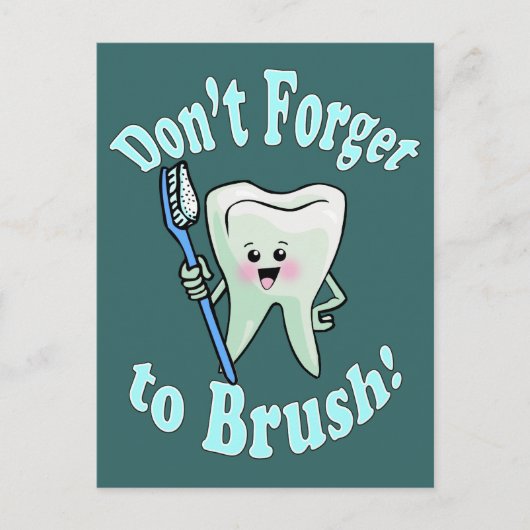 tandheelkundige hygiënist briefkaart (Voorkant)