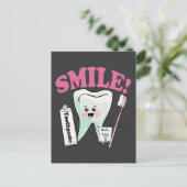 tandheelkundige hygiënist briefkaart (Staand voorkant)