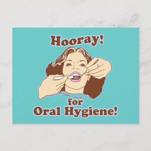 tandheelkundige hygiënist briefkaart (Voorkant)