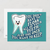 tandheelkundige hygiënist briefkaart (Voorkant / Achterkant)