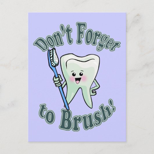 tandheelkundige hygiënist briefkaart (Voorkant)