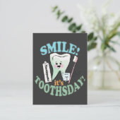 tandheelkundige hygiënist briefkaart (Staand voorkant)