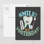 tandheelkundige hygiënist briefkaart (Voorkant / Achterkant)